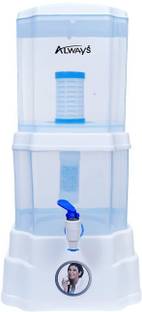 Always Gravity Water Purifier Non-Electric 15LStorage White 15 L Gravity Based Water Purifier