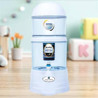 Musky By AQUAPINE NON ELECTRIC MINERAL mineral POT (municipal water purifier) 16 L Gravity Based Water...