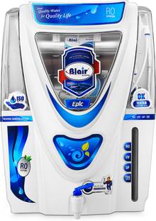 Blair Epic BIS APPROVED ( IS 16240 ) CM/L-8530125412 17 L RO + UV + UF + TDS Water Purifier