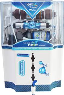 Aquagrand Opel Copper Filter 18 L RO + UV + UF + TDS Water Purifier