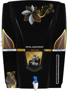 Aquafresh STAR GOLDEN BLACK AUDI 12 L RO + UV + UF + TDS Water Purifier with Prefilter