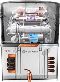 AquaActive ROUVCU 10 L RO + UV + MTDS + Copper Water Purifier