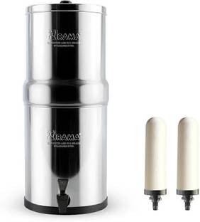 Rama Stainless Steel Non Electric Filter | 16L Storage With 2 Spirit Candle & PP tap 32 L Gravity Base...