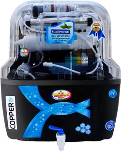 R.K. AQUA FRESH INDIA K200 Plus Advanced Zinc,Copper RO 6in 1 Work Upto 2500Tds 15 L RO + UF + UV + Co...