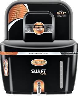 Aquafresh SWIFT B COPPER+ALKALINE+RO+UV+TDS 15 L TANK FULLY AUTOMATIC WATER PURIFIER 15 L RO + UV + UF...