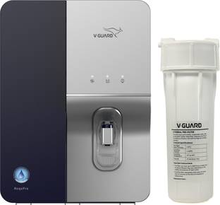 V-Guard Requpro High Recovery RO with Stainless Steel Tank, 3X Water Saving & Alkaline 5.5 L RO + UV +...