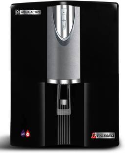 Aqua Active RO+UV+Megnetic Softner+TDS Controler+Alkaline+Mineral 10 L RO + UV + UF + TDS Water Purifi...