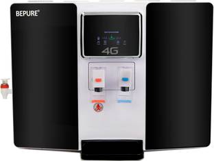 BePURE 4G pH Black Hot and Cold with Smart LED functions 9 L RO + UV + UF + TDS + ALK + Copper Water P...