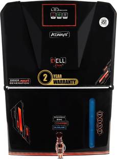 Always Dellpure Pro ISI Mark Alkaline CU Uv UF TDS With LED No Service for 2 years 14 L RO Water Puri...