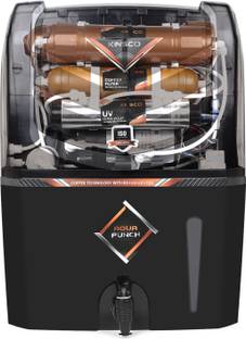 Kinsco Aqua Punch 15 L RO + UV + UF + Copper + TDS Control Water Purifier with Prefilter