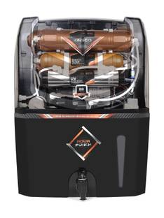 Kinsco Aqua Punch 15 L RO + UV + UF + Copper + TDS Control Water Purifier with Prefilter