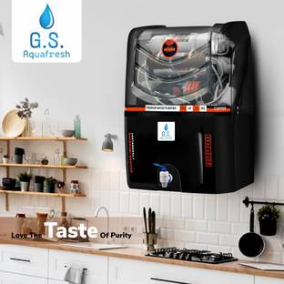 g.s. aquafresh CRUZ BLACK +RO+UF+UV+TDS CONTROLLER+CONCELLED MEMBRANE 12 L RO + UV + UF + Copper + TDS...