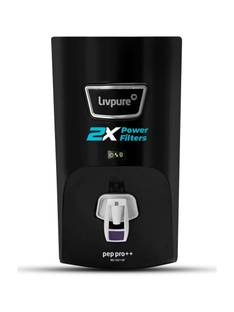 LIVPURE LIV-PEP-PRO-PLUS+ 2X Power Filter | No Filter Cost for 2 Year | 7 L RO + UV + UF Water Purifie...