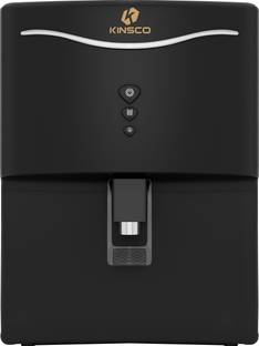 Kinsco Aqua Curvv ISI Mark Copper Zinc Alkaline Mineral RO 8 L RO + UF + UV + Copper + Alkaline + Mine...