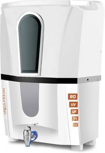 Aqua Fresh Vetex White RO+UV+UF+MINERAL+TDS AUTOMATIC ELECTRICAL BOREWELL WATER PURIFIER 12 L RO + UV ...