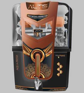 Aqua Fresh ALTIS BLCK COPPER RO UV TDS 12L ELECTRICAL AUTOMATIC WATER PURIFIER 12 L RO + UV + UF + TDS Water Purifier