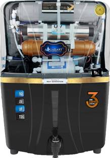 Aqua Ace ZINC Copper + Ro + UV + UF + TDS Controller/Adjuster RO Water Purifier-12 Liter 12 L RO + UV ...