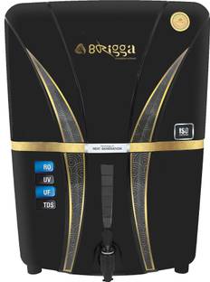 Brigga Copper RO Water Purifier 12 L RO + UV + UF + TDS + Alkaline Water Purifier