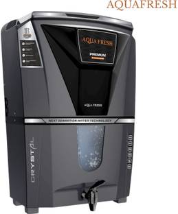 Aqua Fresh CRYSTAL GREY COPPER+RO+UV+UF+MINTDS AUTOMATIC ELECTRIC BORWELL RO WATER PURIFIER 12 L RO + ...