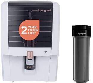 Aquaguard Enrich Crystal Booster 2X Water Purifier | 2 Year Filter Life 6 L UV + UF Water Purifier