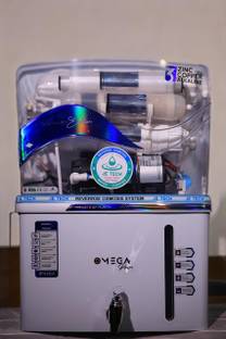JE Tech OMEGA PRO+ 12 L RO + UF + UV + Copper + Alkaline + Mineralizer Water Purifier