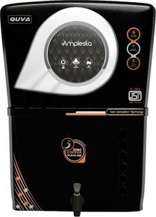 Amplesta QUVA 15L BIS certified with ISI Mark (Free Pre-Filter) 15 L RO + UF + UV + Copper + Alkaline ...