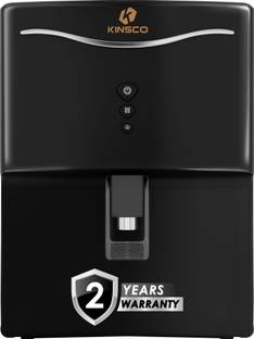 Kinsco Aqua Curvv| Needs No Service For 2 Years| 10 Stage Purification| 8 L RO + UV + UF + Alkaline + ...