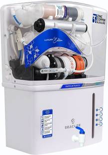 Seacure Omega Pro Plus Zinc With Alkaline 18 L RO + UV + UF + TDS Water Purifier