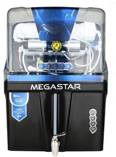 Aquagrand Megastar Half transparent Model Advanced Technology 12 L RO + UV + UF + TDS Water Purifier