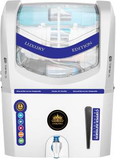 Havok Crux Copper Purification Water purifier 9 stage 15 L RO + UF + UV + Copper + Alkaline + Minerali...