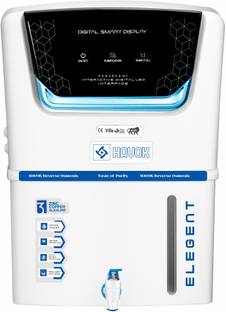 Havok Elegant_Digital_Water_Purifier_Black & Blue 15 L RO + UV + MF + Minerals + Copper Water Purifier