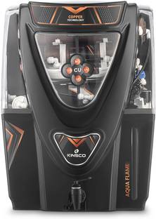 Kinsco Aqua Flame Copper Charge Ro 15 L RO + UV + UF + Copper + TDS Control Water Purifier