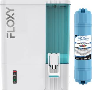 Noir Aqua Floxy 8 Stage RO Water Purifier with B12 Alkaline Filter for Home & Office 10 L RO + UV + UF...
