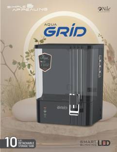 NILE grid 10 L RO + UV + UF + TDS + Mineral Water Purifier