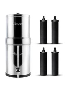 Rama Water Filter Purifier 32 Litre Storage With 6 Carbon Candle and Vision Tap 10'' 32 L Gravity Base...