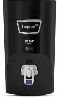 LIVPURE LIV-GLO-Pro+BLACK 7 L RO + UV Water Purifier