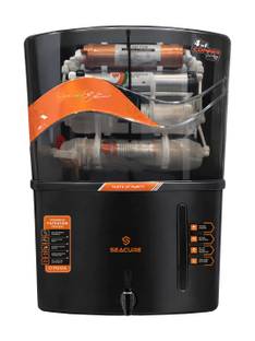 Seacure 4-in-1 Copper + UF Water Purifier with 7 Stage Purification 12 L UV + UF + Copper Water Purifi...