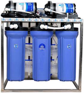 AquaDpure 25 LPH Commercial RO+UV Water Purifier with Double Pump Purification 25 L RO + UV Water Puri...