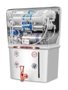 KENT Ace Plus Alkaline+Copper 8 L RO + UV + UF + Copper + Alkaline + TDS Control Water Purifier Advanc...