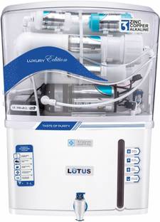Havok Copper 9 Stage Purification Water purifier 15 L RO + UV + UF + TDS Control Water Purifier