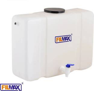Filmax 18L Waste Water Collector & Storage Tank | Wall-Mountable for RO & AC 18 L Nano-Positive Water Purifier