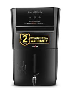 Kenstar Black Pureza. 8 L RO + UV + UF + Copper + Alkaline + Minerals Water Purifier Needs no service ...