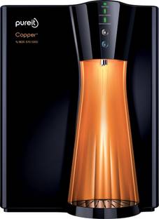 Pureit Copper 8 L RO + UV + MF + Minerals + Copper Water Purifier Suitable for all - Borewell, Tanker,...
