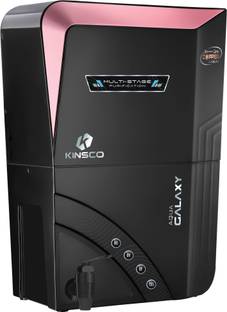 Kinsco Aqua Galaxy ISI Mark Rose Gold 16 L RO + UF + UV + Copper + Alkaline + Mineralizer Water Purifi...
