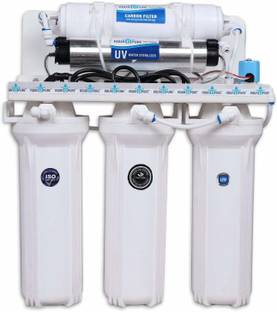 अक़ुआदपुरे UV Water Purifier 5 Stage Under sink and Wall Mounted 30-35 liters per Hour (No TDS Reduction, No water wastage and No RO, only UV Water Purifier सॉलिड फिल्टर कार्ट्रिज