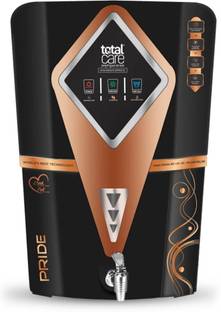 Total Care TC RO SYSTEM PIDE COPPER BLACK, Water Purifier 10 L RO + UV + UF + TDS Control + Alkaline +...