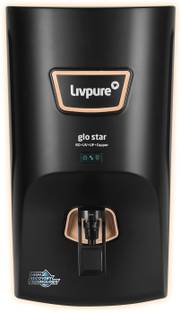 LIVPURE LIV-GLO-STAR-COPPER-HR 7 L RO + UV + UF + Copper Water Purifier