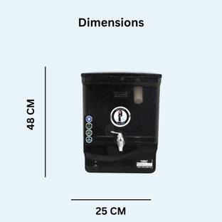 Kemfotech KRS20010 9 L RO + UV + UF + TDS Control + Alkaline + UV in Tank Water Purifier