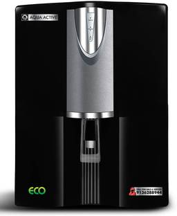 AquaActive ROUVCU150 GPD 10 L RO + In-Tank UV + UF + TDS Control Water Purifier