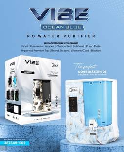 NILE VIBE OCEAN BLUE 10 L UV + UF + Alkaline Water Purifier